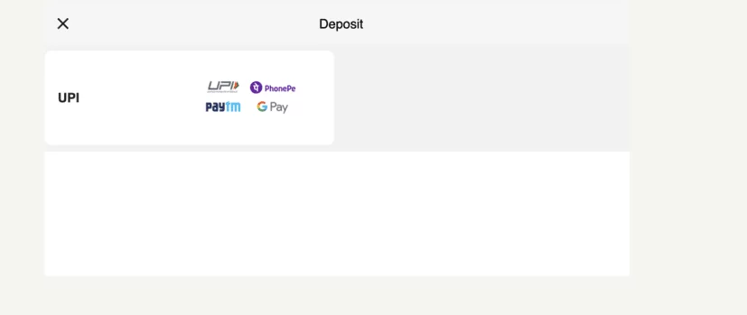 Payment Modes on Parimatch