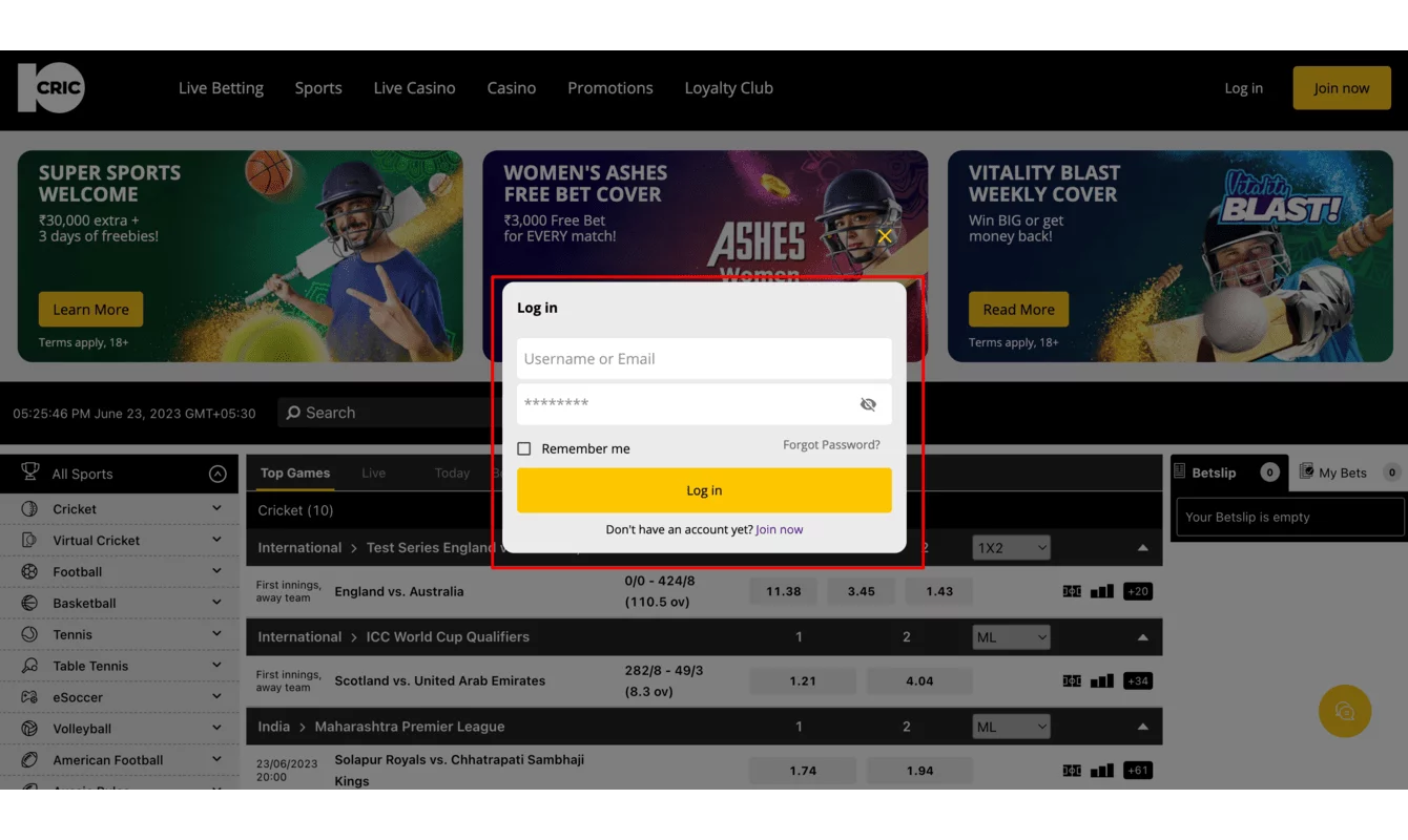 10Cric Login: Step-By-Step Login Guide & Login Issues Resolved